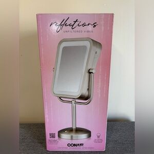 Conair Reflections LED Lighted Mirror - Silver